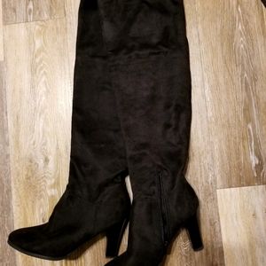 Tall knee length boots